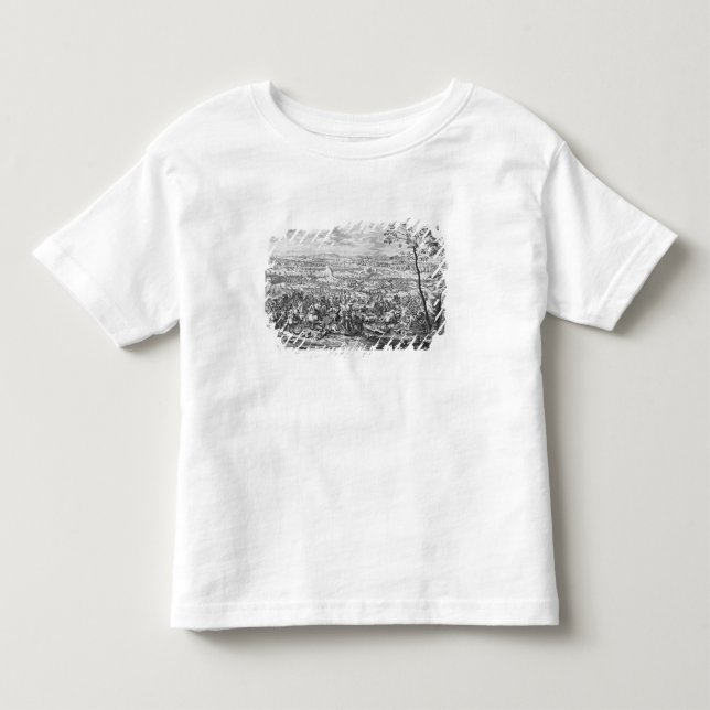 T-shirts A batalha de Zenta, 1697 (Frente)