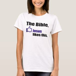 T-shirts A bíblia, Jesus gosta desta