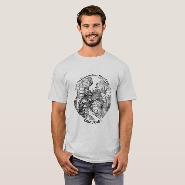 T-shirts A boa notícia do Demiurge (Frente Completa)