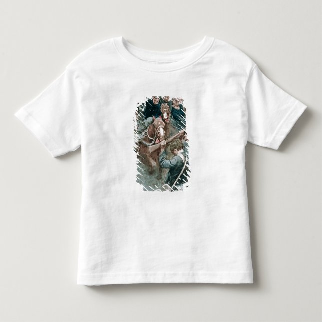 T-shirts A brigada de Jackson que está como uma parede de (Frente)