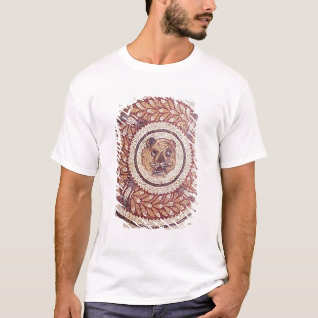T-shirts A cabeça do tigre, mosaico romano, século IV (Frente)