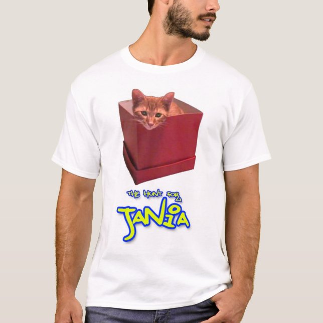 T-shirts A caça para Jania (Frente)