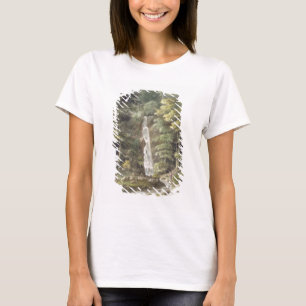 T-shirts A cachoeira da cascata em Hestercombe jardina (w/c