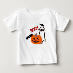 T-SHIRTS A CAMADA DE CAMPAR AS CRIANÇAS DE BOO, DE PRETO E