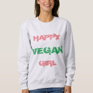 T-shirts A camisola das mulheres FELIZES da cinza da MENINA