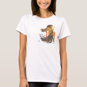 T-shirts A camisola de alças do balé, dança, executa