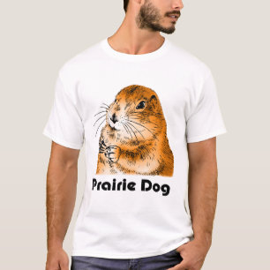 T-shirts a cara de cão de pradaria