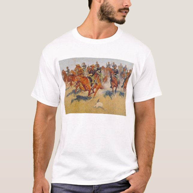T-shirts A carga de cavalaria (Frente)