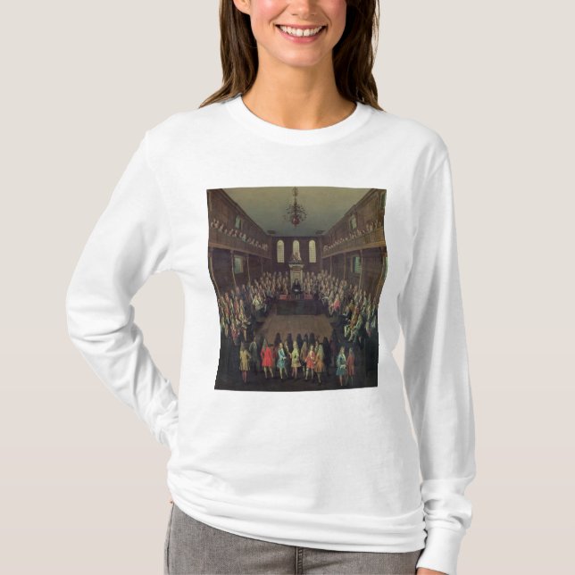 T-shirts A Casa dos Comuns na sessão, 1710 (Frente)