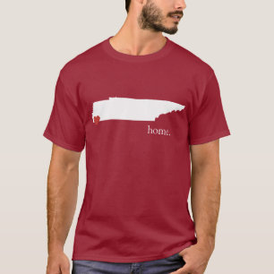 T-shirts A casa é o lugar onde o coração está - Tenness