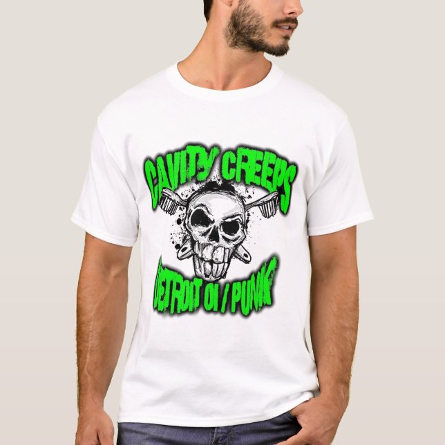 T-shirts A cavidade rasteja - de "t-shirt DETROIT OI/PUNK" (Frente)