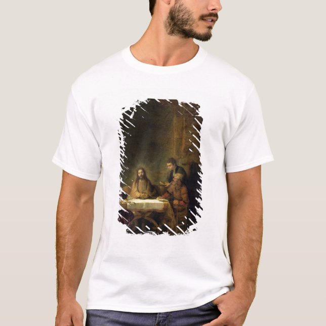 T-shirts A ceia em Emmaus, 1648 (Frente)