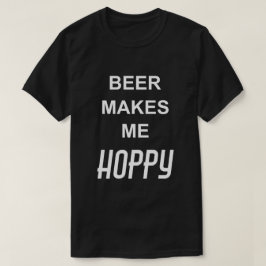 T-SHIRTS A CERVEJA DEDICADA ENGRAÇADA ME TORNA ESPERANTE