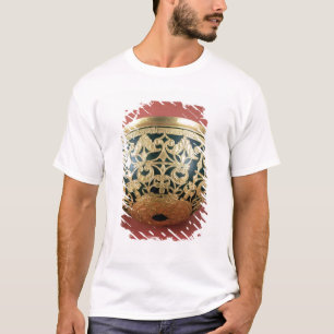 T-shirts A céu aberto Dourado para uma bacia envernizada