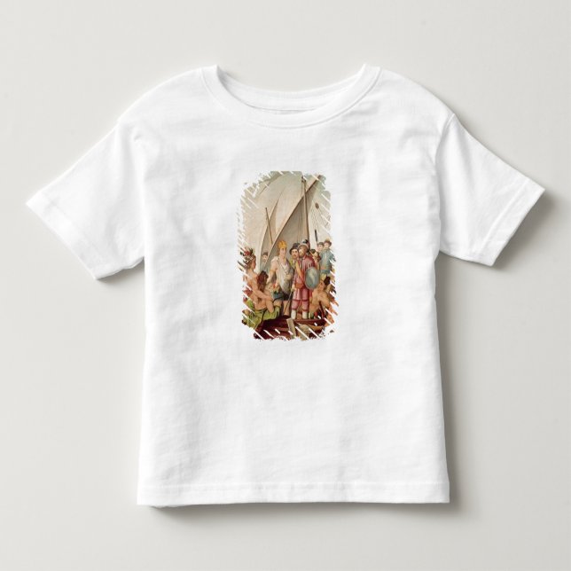 T-shirts A chegada de Hernando Cortes em México (Frente)