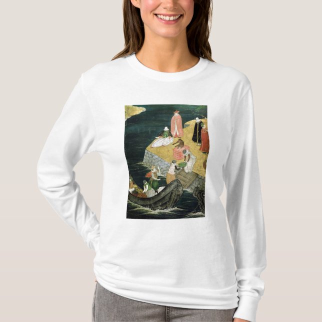 T-shirts A chegada do português em Japão (Frente)