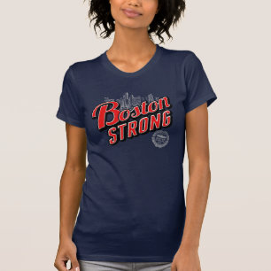 T-shirts A cidade de Boston forte recorda