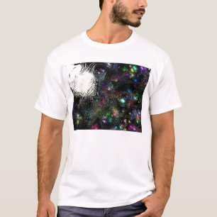 T-shirts a cidade ilumina noites do inverno