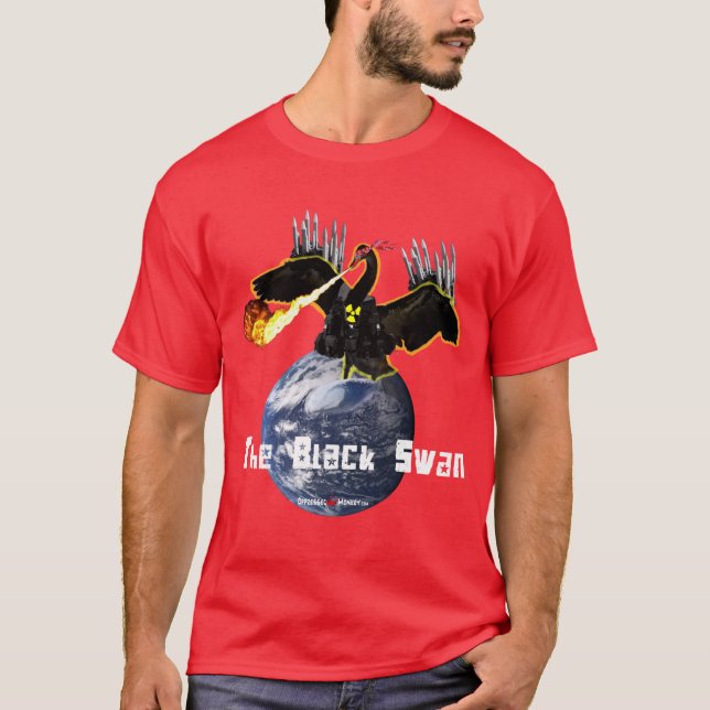 T-shirts A cisne preta (Frente)