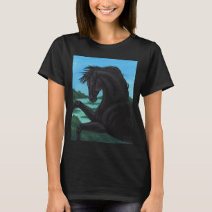 T-shirts "" A coleção preta do cavalo