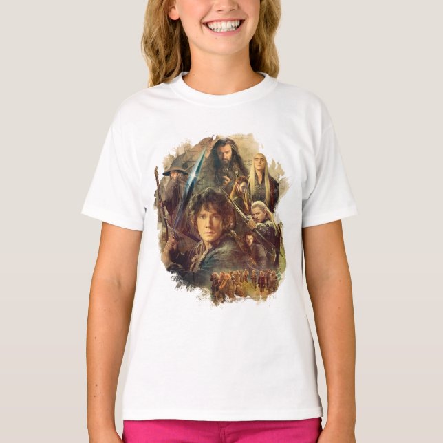 T-shirts A Companhia e os Elfos da Mirkwood (Frente)