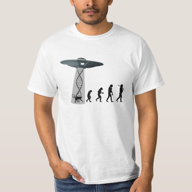 T-shirts A conspiração da evolução (Frente)