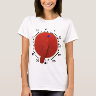 T-shirts A contagem cronometra para baixo
