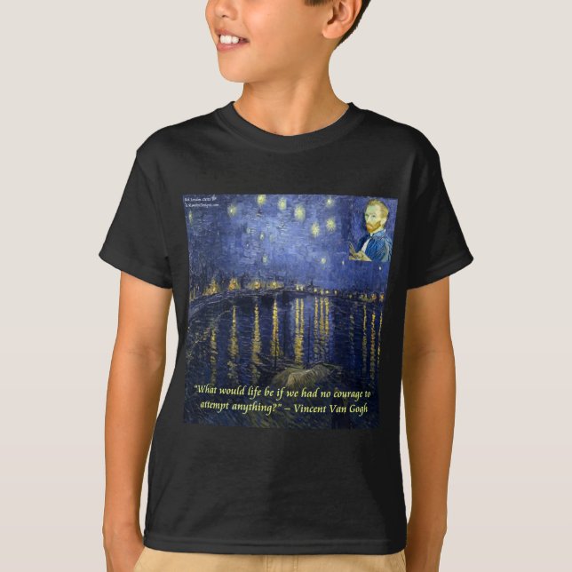 T-shirts A coragem de Van Gogh (Frente)