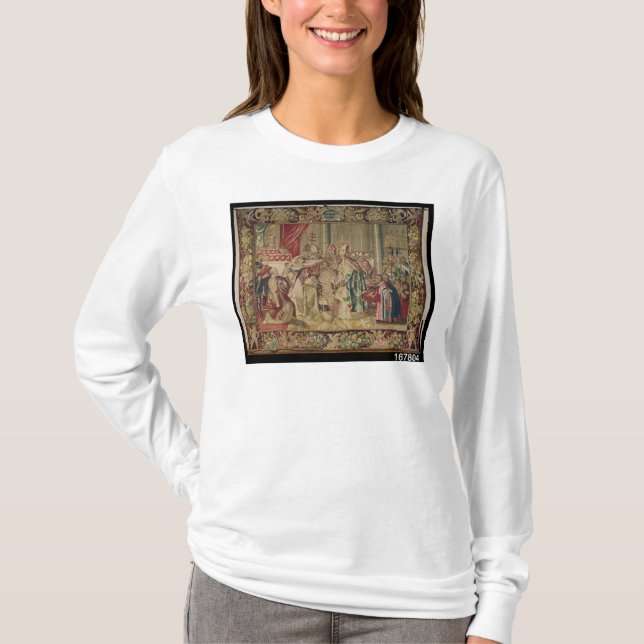 T-shirts A coroação de Charles V (Frente)