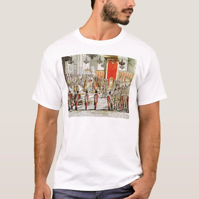 T-shirts A coroação de Leopold II em Bratislava (Frente)