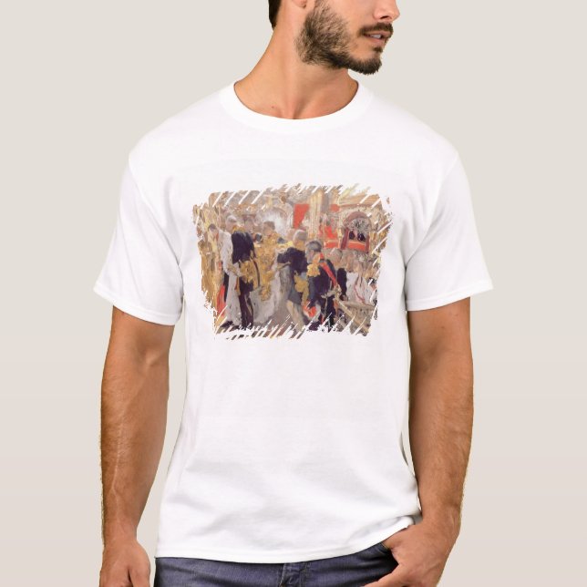 T-shirts A coroação do imperador Nicholas II (Frente)