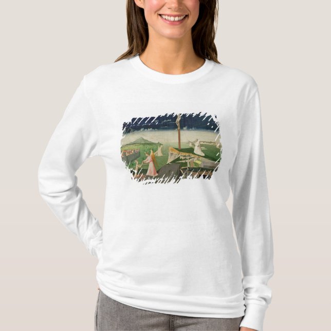 T-shirts A coroação do Virgin, terminada 1454 (Frente)