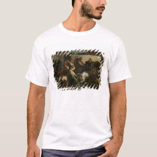 T-shirts A corrida de cavalos selvagem em Roma, c.1817