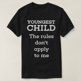 T-shirts A criança a mais nova
