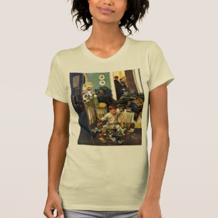 T-shirts A criança esvazia bolsas