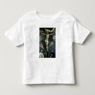 T-shirts A crucificação com dois doadores, c.1580 (óleo