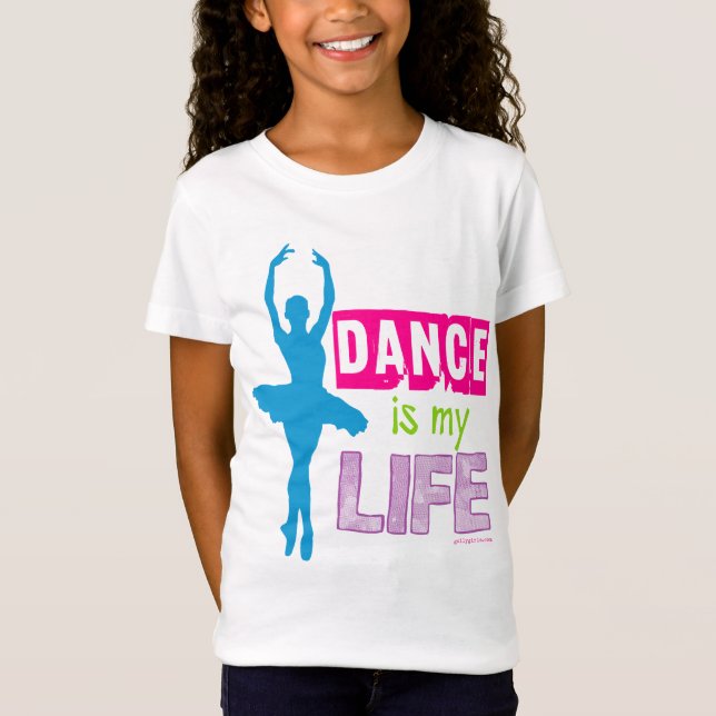 T-shirts A dança é minha vida (Frente)