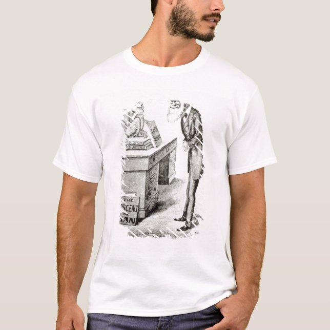 T-shirts A descida do homem (Frente)