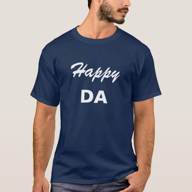 T-shirts A Dinamarca feliz (Frente)
