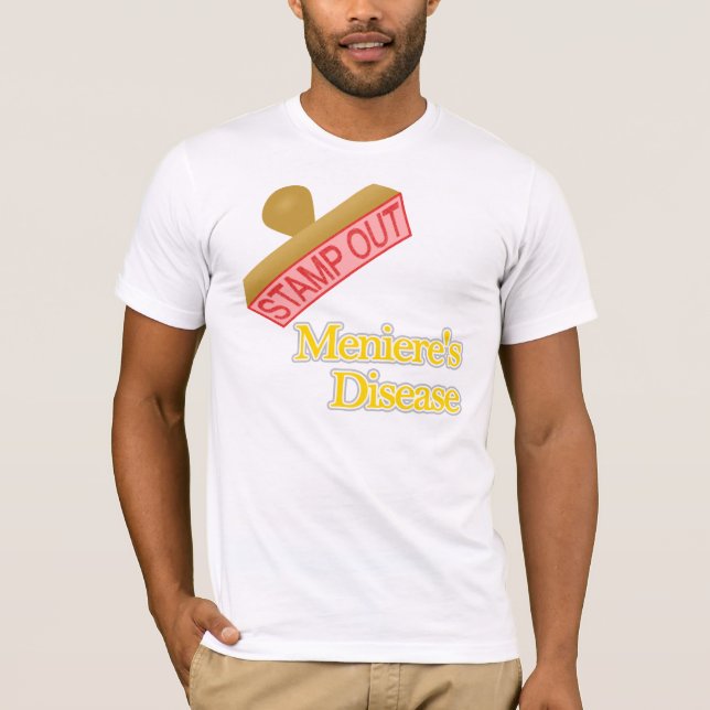 T-shirts A doença de Meniere (Frente)