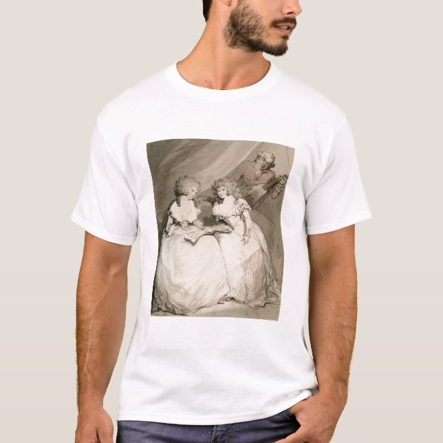 T-shirts A duquesa de Devonshire e sua irmã, o Coun (Frente)
