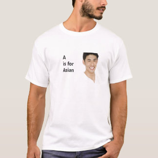 T-shirts A é para o asiático