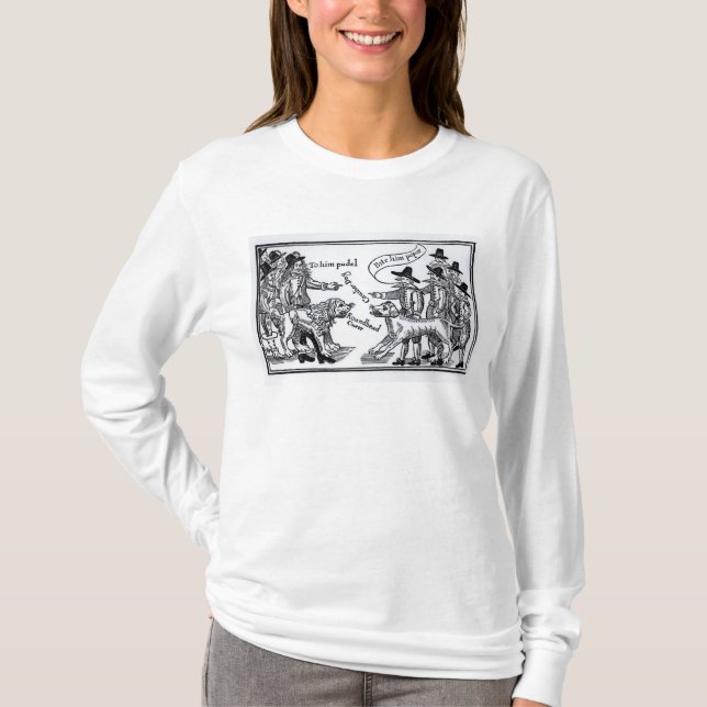 T-shirts A ele Pudel, morde-o Peper (Frente)