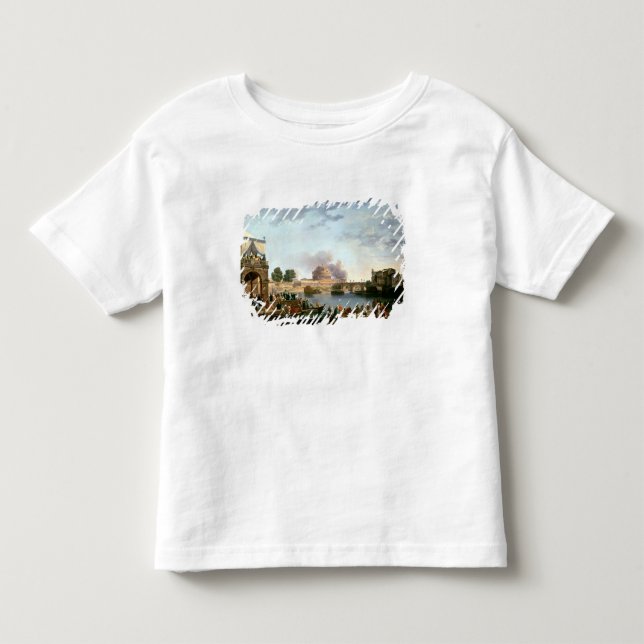 T-shirts A eleição do papa com St. de Castel (Frente)
