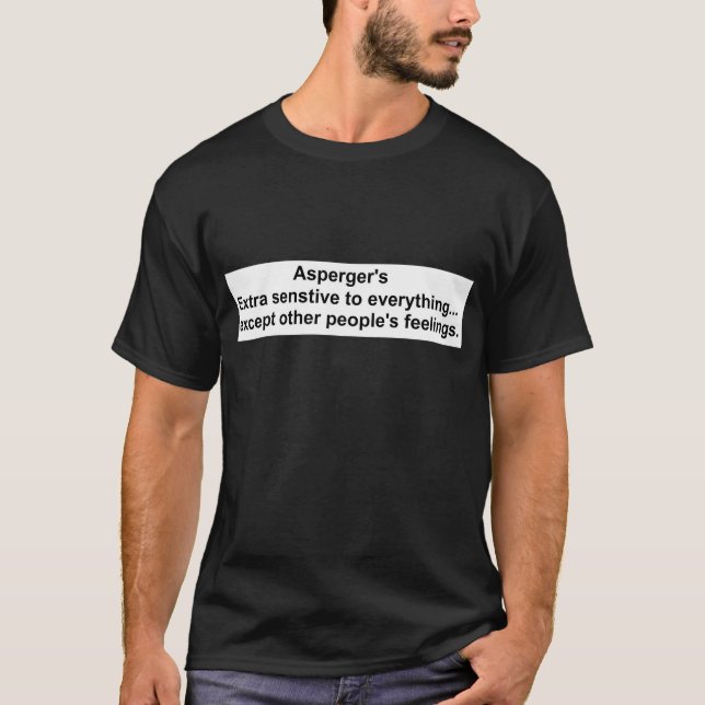 T-shirts A engrenagem de Asperger (Frente)