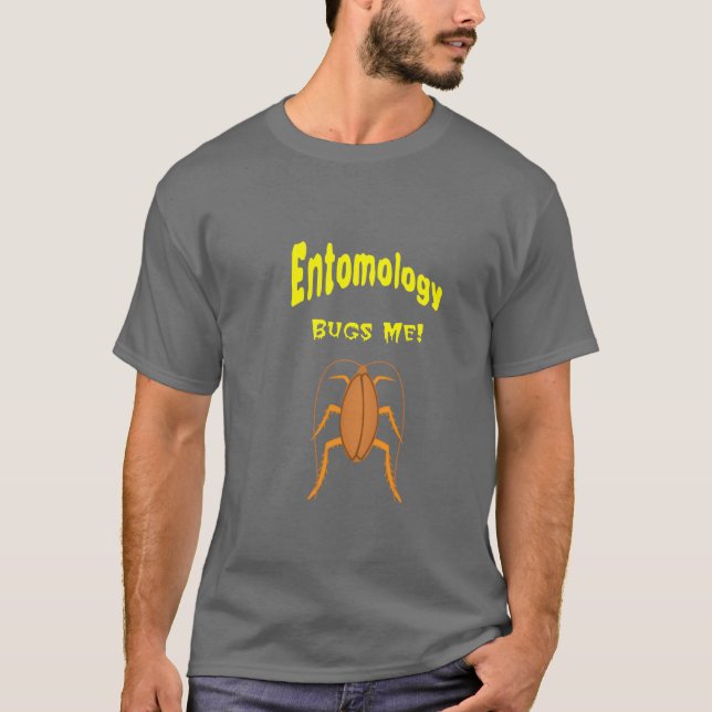 T-shirts A entomologia desinseta-me (Frente)