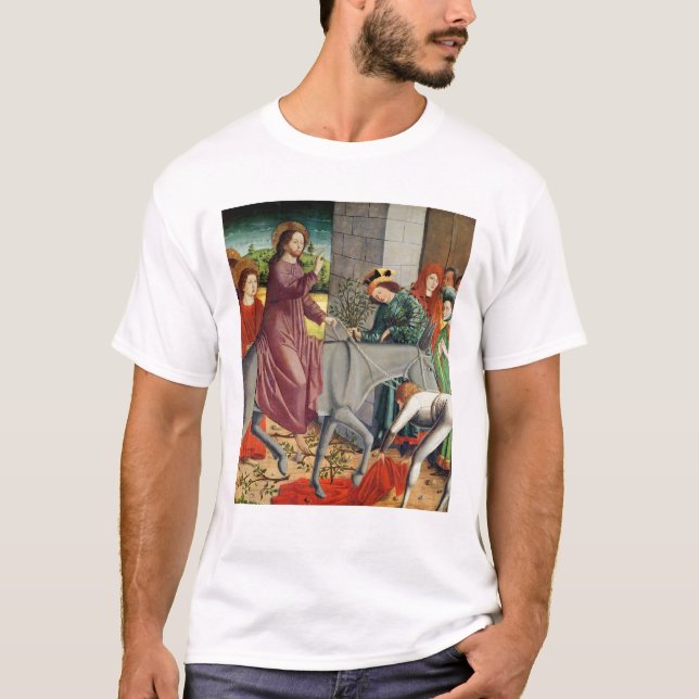 T-shirts A entrada do cristo em Jerusalem (Frente)
