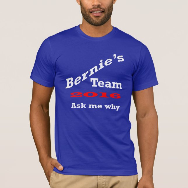 T-shirts A equipe 2016 dos *Bernie (Frente)