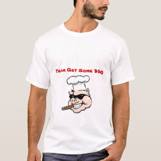 T-shirts A equipe obtem algum CHURRASCO