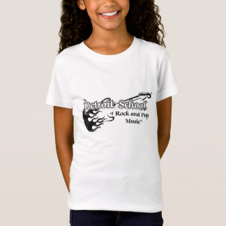 T-shirts A escola de Detroit da rocha e do Grunge da menina